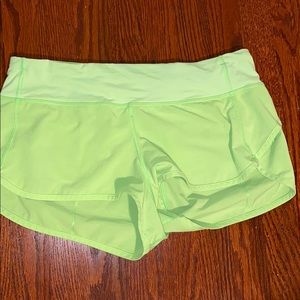 Lululemon speed up shorts